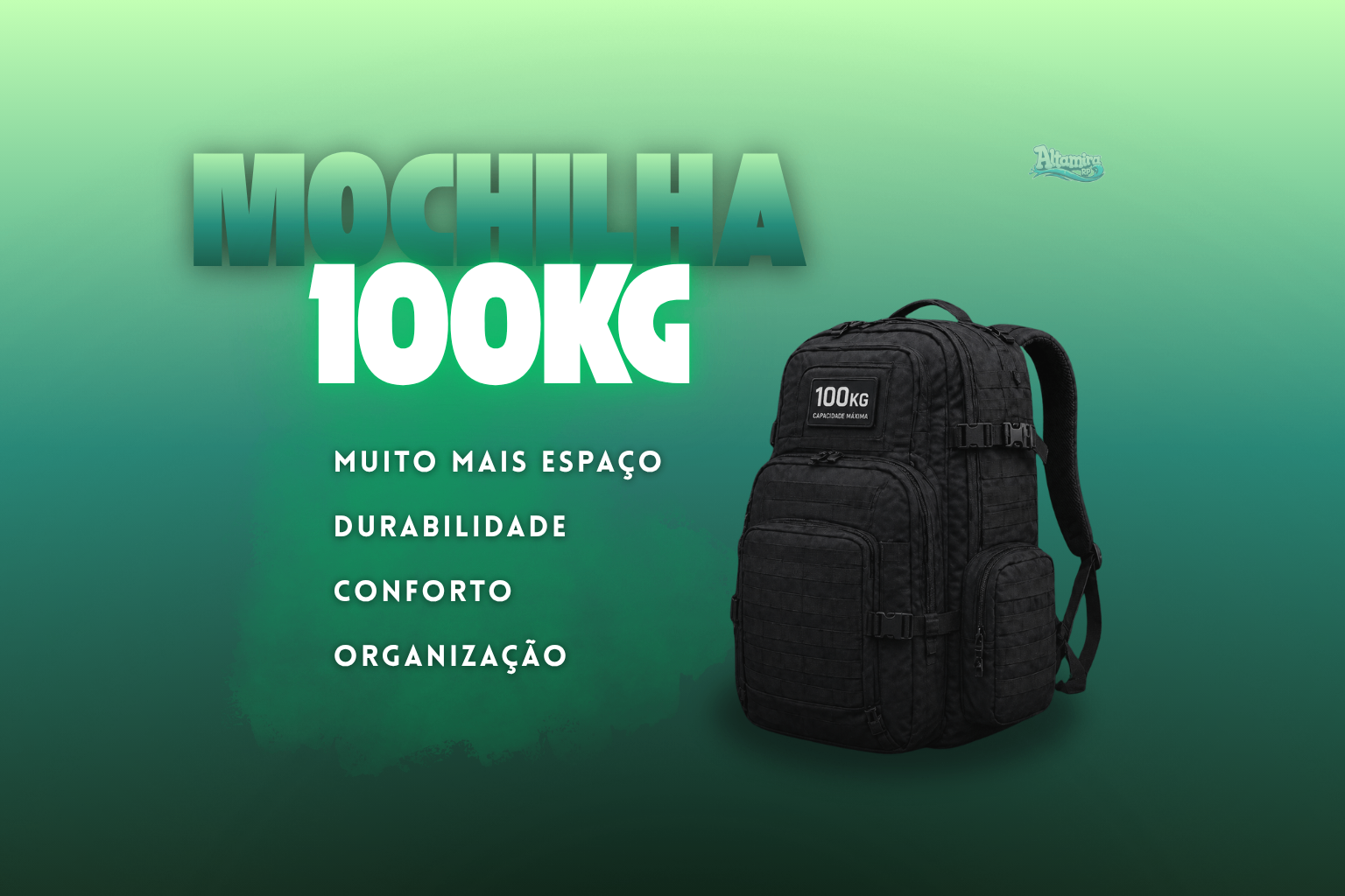 🎒 Mochila Grande (100KG)